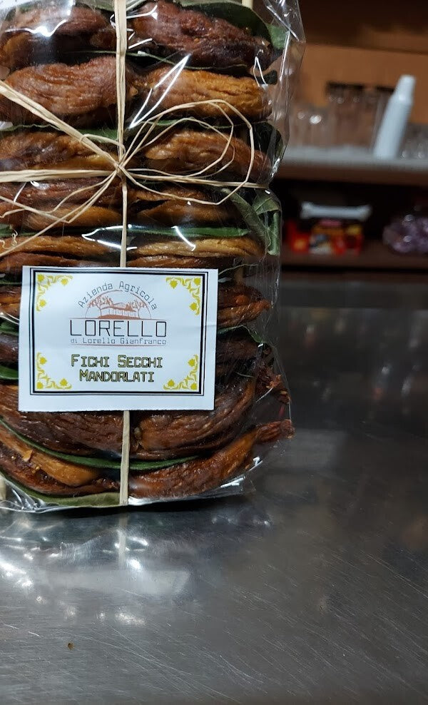 4 pezzi da 250g Fichi secchi del cilento con mandorle e limone  cotti